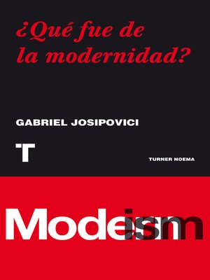 cover image of ¿Qué fue de la modernidad?